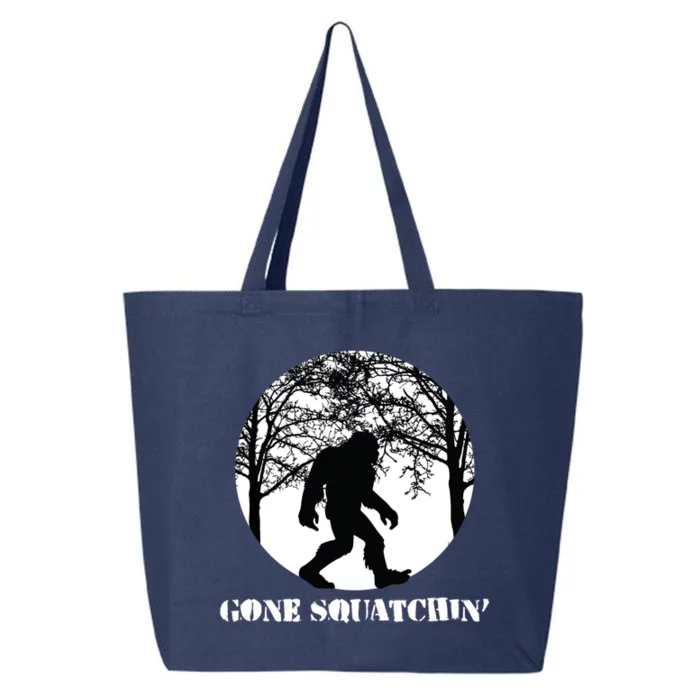 Gone Squatchin Cryptid Sasquatch Bigfoot Hunter Great Gift 25L Jumbo Tote