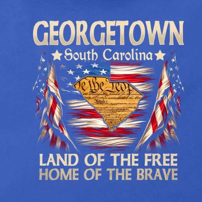 Georgetown South Carolina Usa Flag 4th Of July Gift Zip Tote Bag