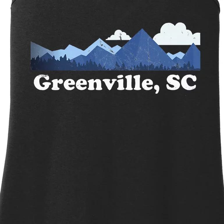 Greenville South Carolina Blue Ridge Mountains Ladies Essential Tank