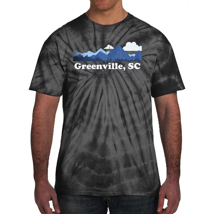 Greenville South Carolina Blue Ridge Mountains Tie-Dye T-Shirt