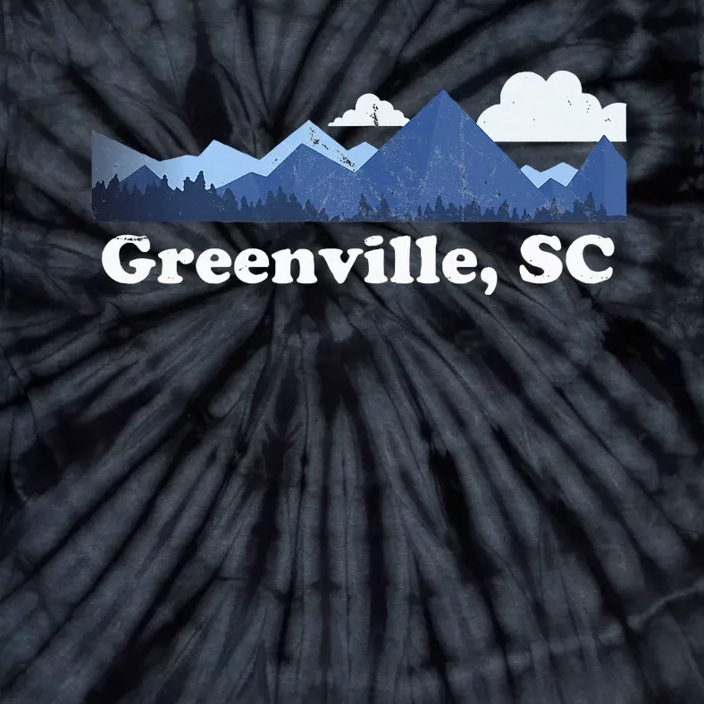 Greenville South Carolina Blue Ridge Mountains Tie-Dye T-Shirt