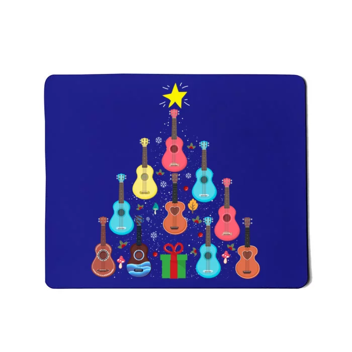 Guitars Snowball Christmas Tree Merry Xmas Boys Gift Mousepad