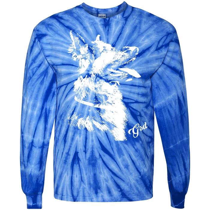 Ger Shepherd Cool Gift Gsd Cool Gift Gsd Lover Gift Tie-Dye Long Sleeve Shirt