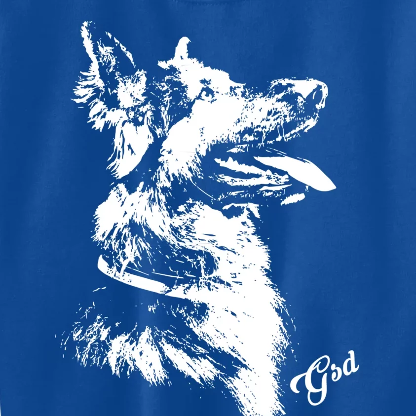 Ger Shepherd Cool Gift Gsd Cool Gift Gsd Lover Gift Kids Sweatshirt