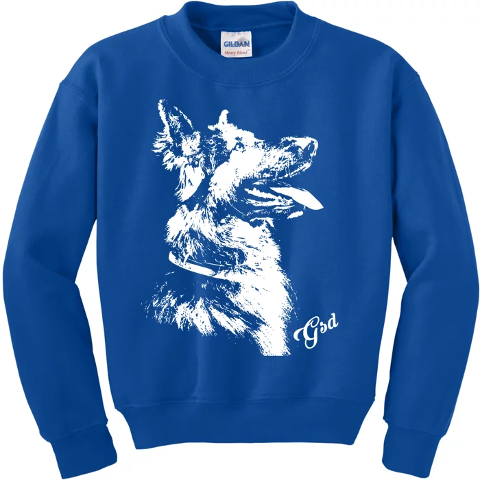 Ger Shepherd Cool Gift Gsd Cool Gift Gsd Lover Gift Kids Sweatshirt