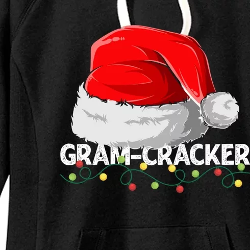 Gramcracker Santa Christmas Family Matching Pajamas Mama Gift Women's Fleece Hoodie