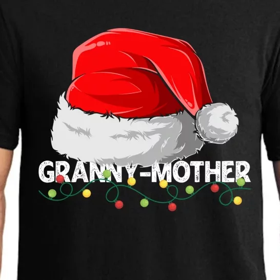 Grannymother Santa Christmas Family Matching Pajamas Mama Cool Gift Pajama Set