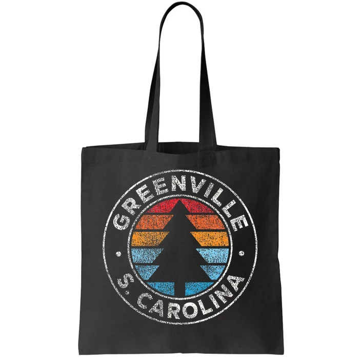 Greenville South Carolina Sc Vintage Tote Bag