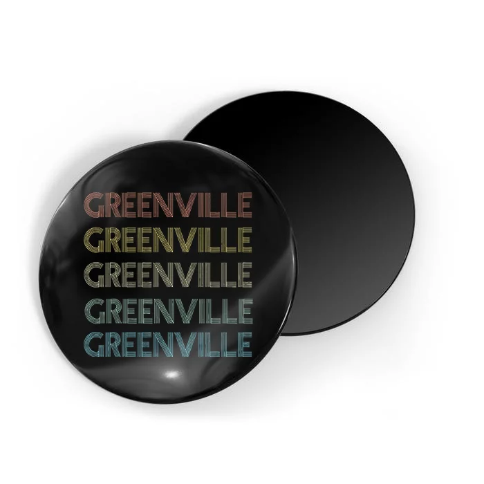 Greenville South Carolina Pride Vintage State Magnet