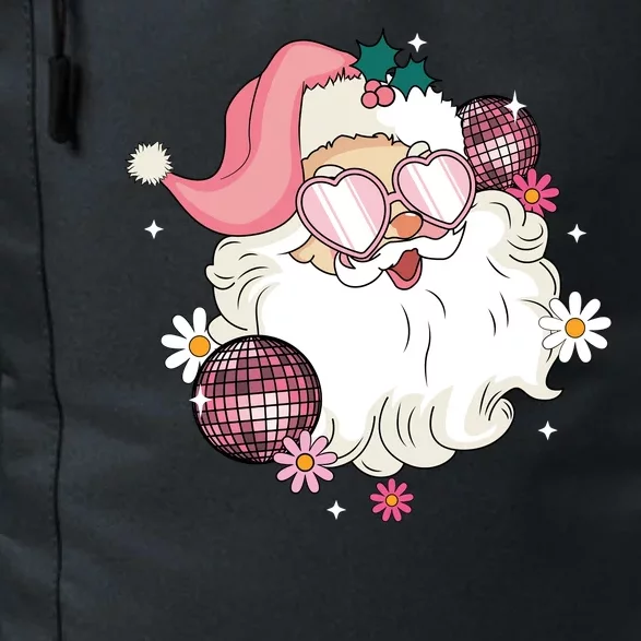 Groovy Santa Claus Disco Christmas Holiday Daily Commute Backpack