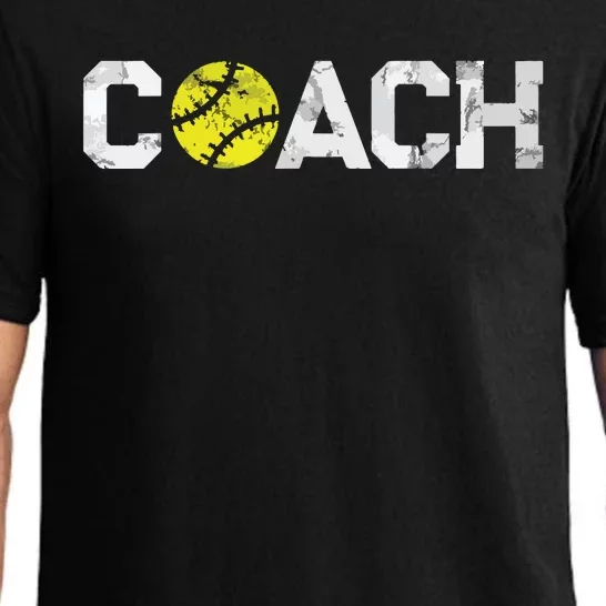 Gifts Softball Coaches Appreciation Softball Coach Pajama Set