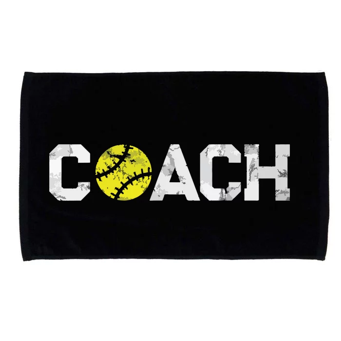 Gifts Softball Coaches Appreciation Softball Coach Microfiber Hand Towel