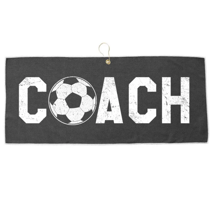 Great Soccer Coach Gift Large Microfiber Waffle Golf Towel