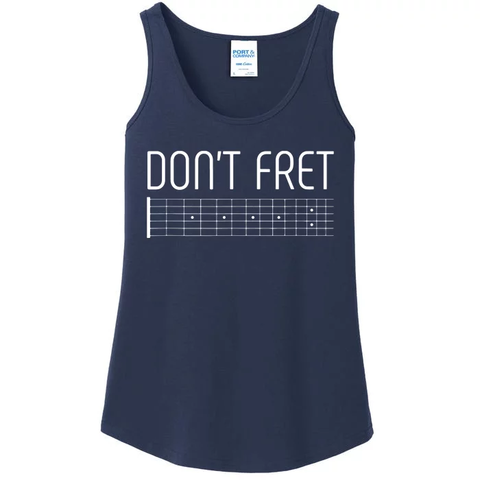 Guitar Shirts Dont Fret Ladies Essential Tank