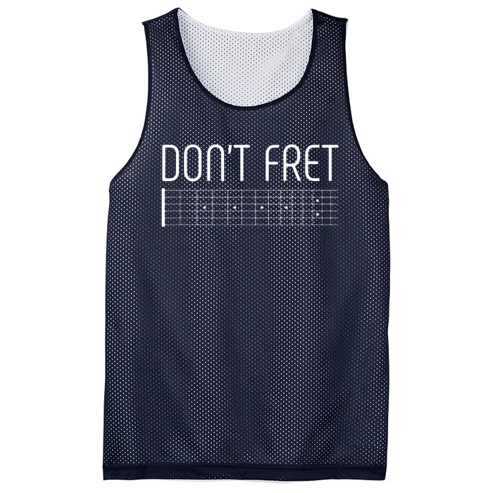 Guitar Shirts Dont Fret Mesh Reversible Basketball Jersey Tank