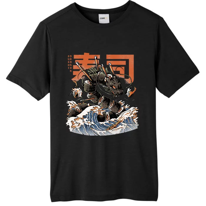 Great Sushi Dragon Japanese Food Kawaii Dragon Anime Sushi ChromaSoft Performance T-Shirt