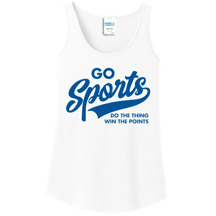 Go Sports Do The Thing Win The Points Ladies Essential Tank