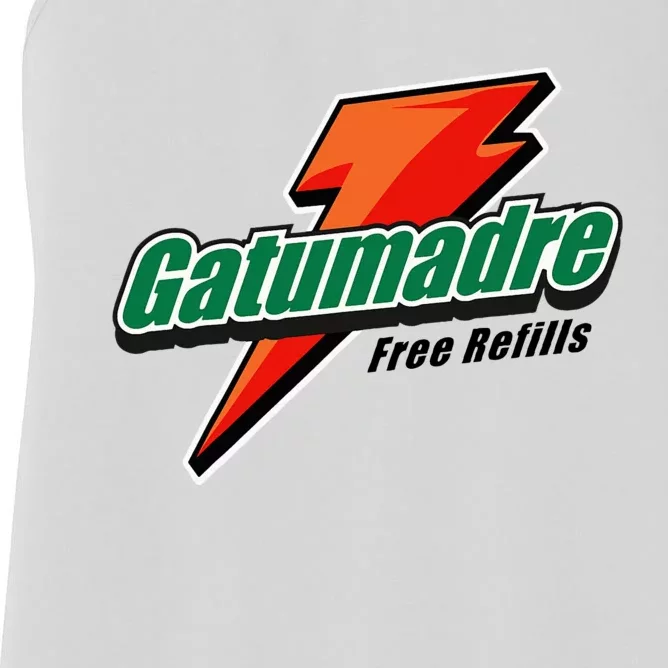 Gatumadre Sports Drink Parody Funny Mexican Women's Racerback Tank