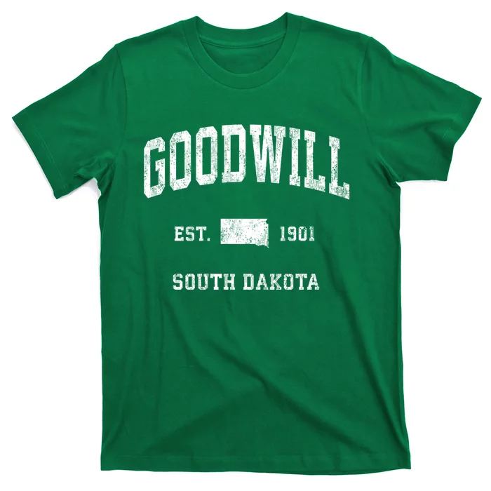 Goodwill South Dakota Sd Vintage Athletic Sports T-Shirt