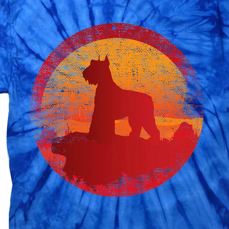 Giant Schnauzer Dog Breed Tie-Dye T-Shirt