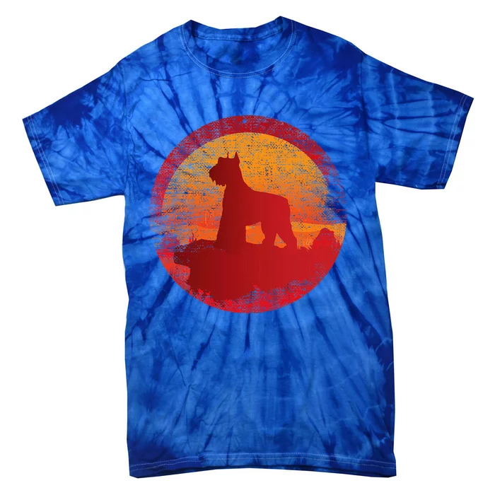 Giant Schnauzer Dog Breed Tie-Dye T-Shirt