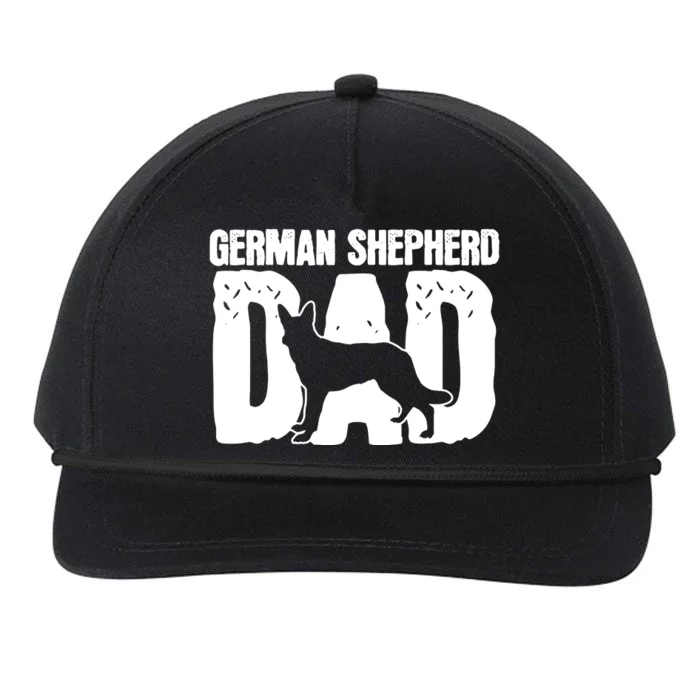 German Shepherd Dad Dog Lover Fathers Day Snapback Five-Panel Rope Hat