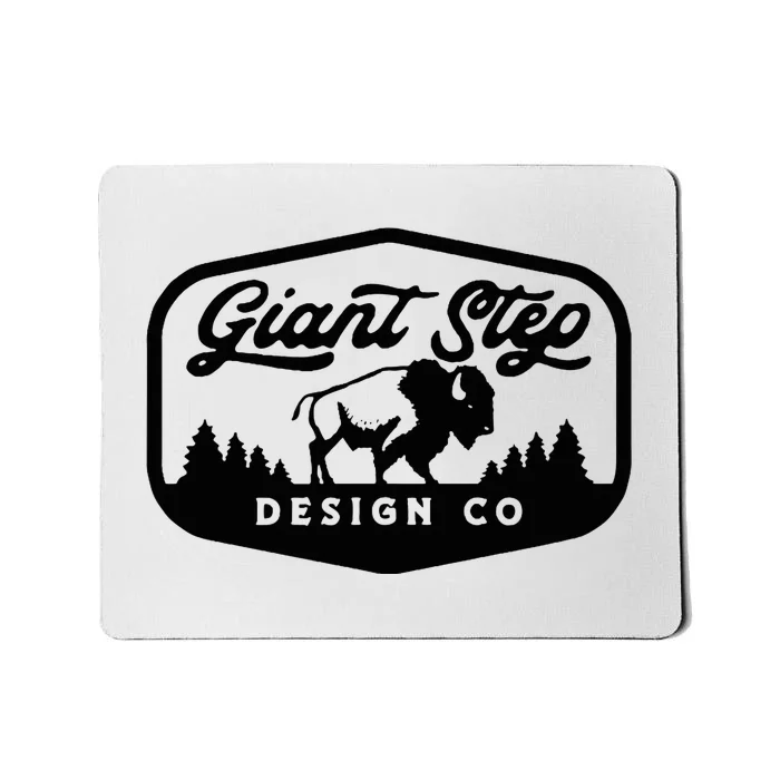 Giant Step Design Bison & Trees Outdoor Mousepad