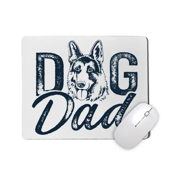 German Shepherd Dog Dad Mousepad