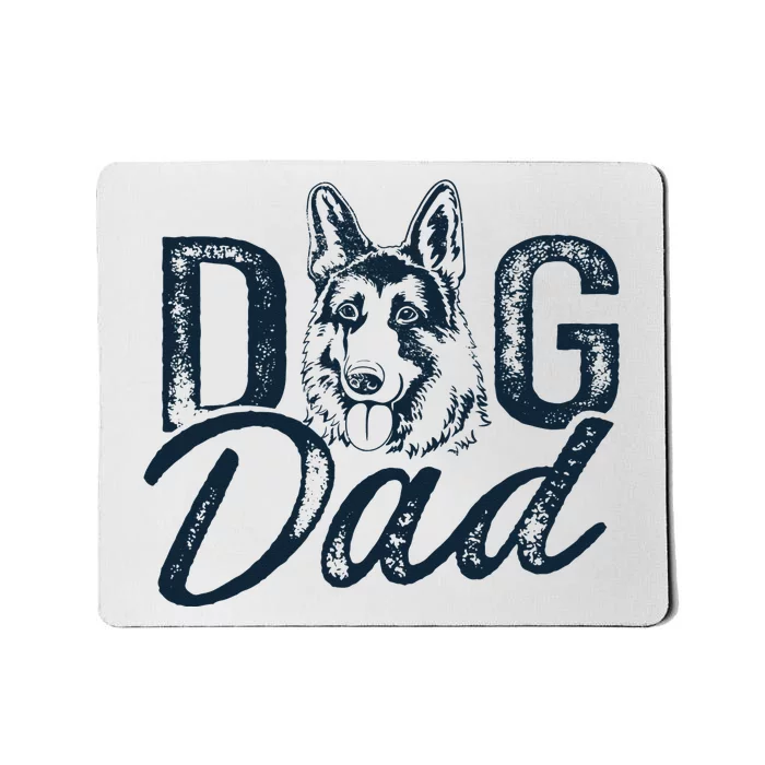 German Shepherd Dog Dad Mousepad