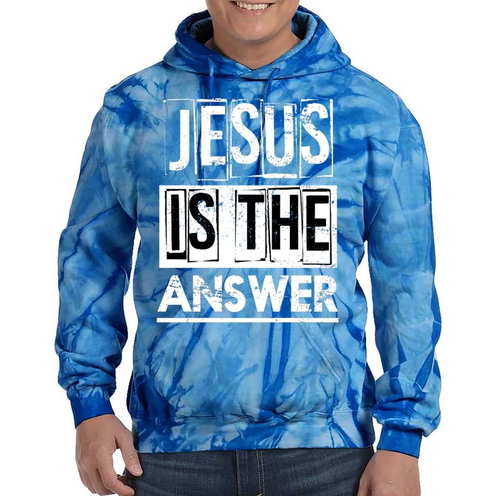 God Savior Devotee Christian Gift Jesus Gift Tie Dye Hoodie