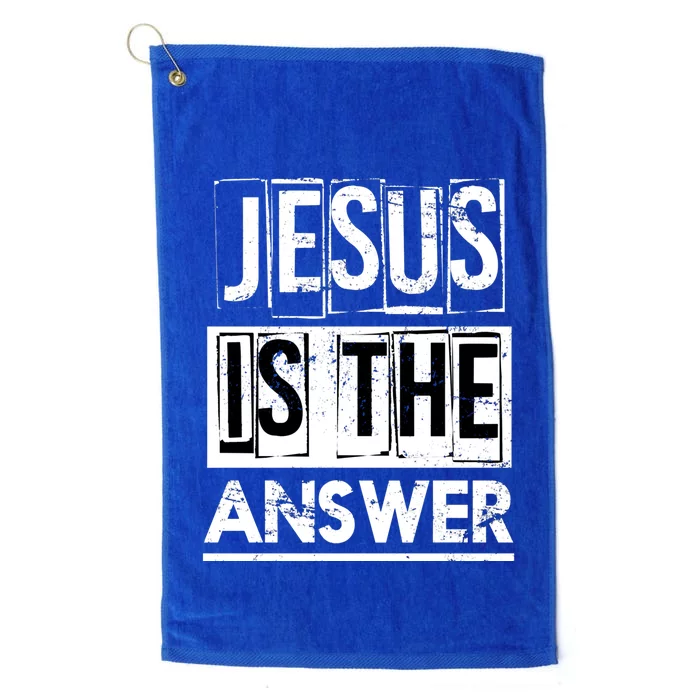 God Savior Devotee Christian Gift Jesus Gift Platinum Collection Golf Towel