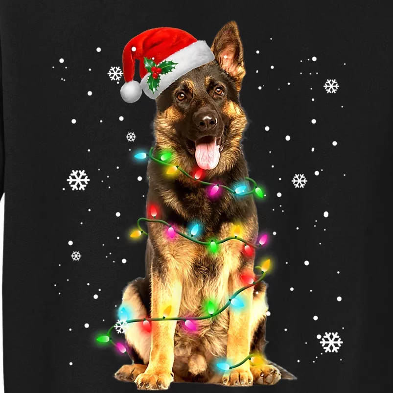 German Shepherd Dog Tree Christmas Sweater Xmas Dogs Gifts TShirt Tall Sweatshirt