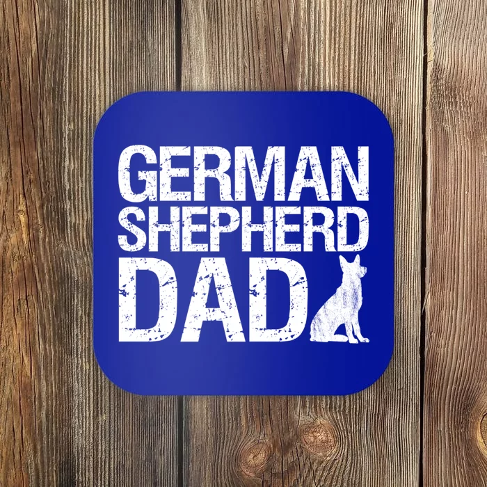 Ger Shepherd Dad Funny Dog Lover Gift Coaster