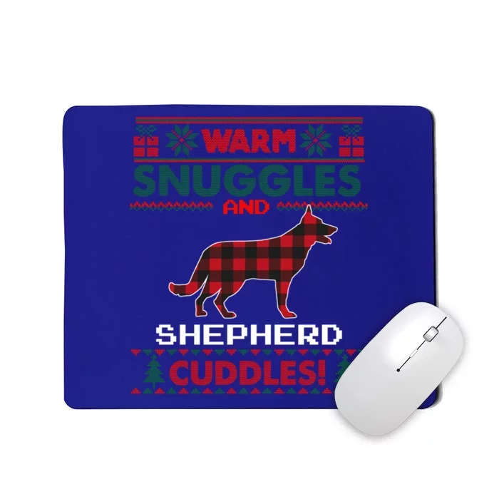 Ger Shepherd Dog Christmas Pajama Ugly Christmas Sweater Gift Mousepad