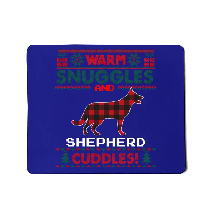 Ger Shepherd Dog Christmas Pajama Ugly Christmas Sweater Gift Mousepad