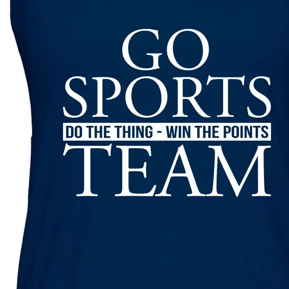 Go Sports Do The Thing Win The Points Team Ladies Essential Flowy Tank