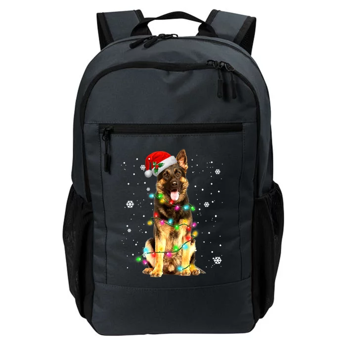 Ger Shepherd Dog Tree Christmas Sweater Xmas Dogs Funny Gift Daily Commute Backpack