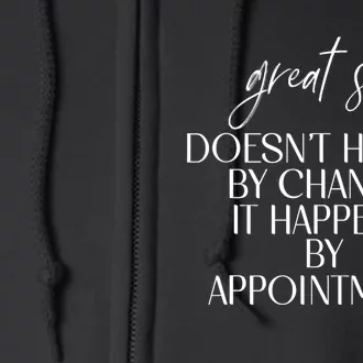 Great Skin DoesnT Happen By Chance Quote Skin Esthetician Full Zip Hoodie