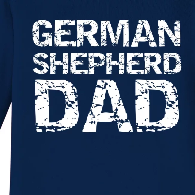 Ger Shepherd Dog Owner Gift Ger Shepherd Dad Gift Baby Long Sleeve Bodysuit