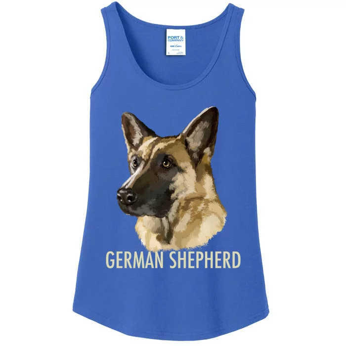 Ger Shepherd Dog Gift Ladies Essential Tank