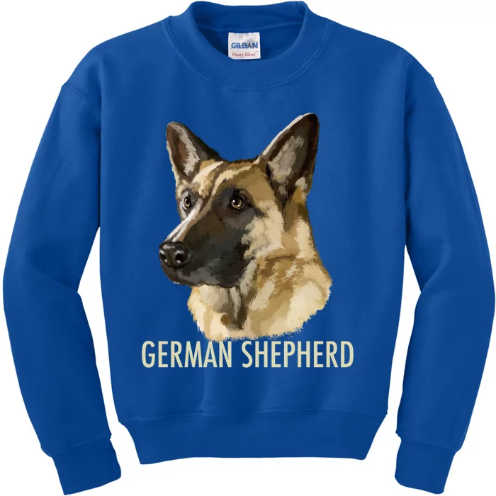 Ger Shepherd Dog Gift Kids Sweatshirt