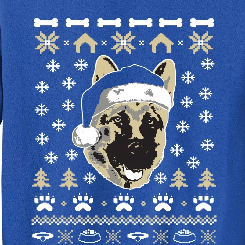 Ger Shepherd Dog Ugly Christmas Sweater Xmas Tall Sweatshirt