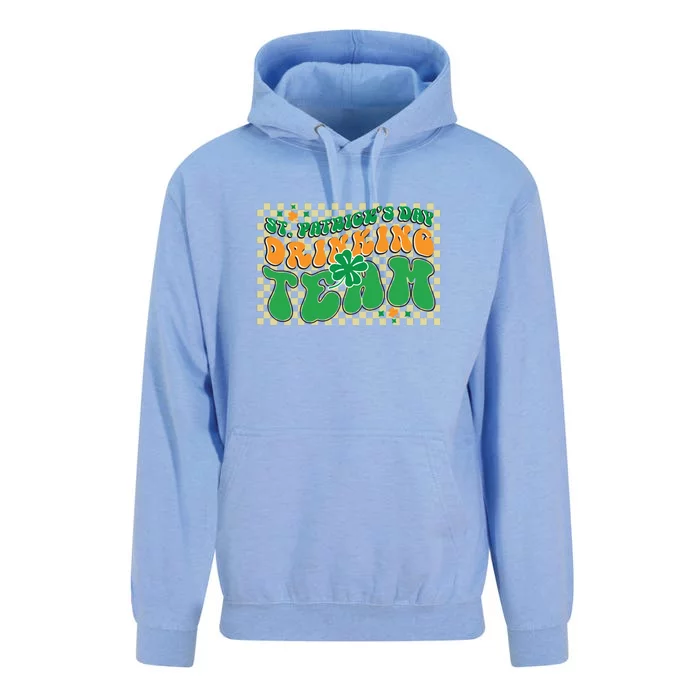 Groovy St.patrick's Day Drinking Team Unisex Surf Hoodie