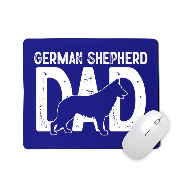 Ger Shepherd Dog Lover Funny Cute Puppy Dad Father Great Gift Mousepad