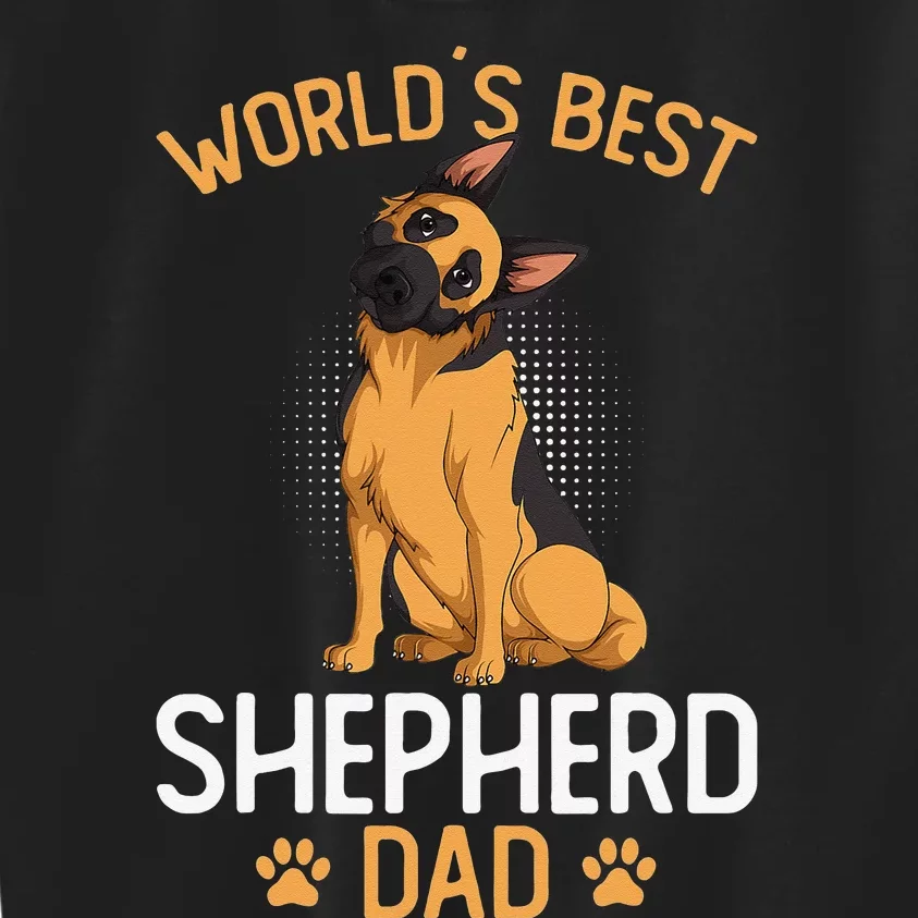 German Shepherd Dad Dog Kids Sweatshirt