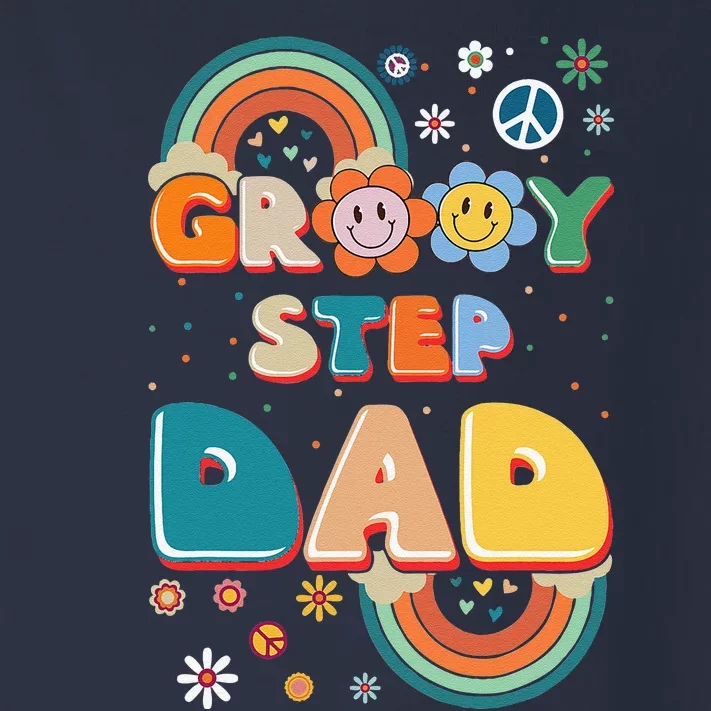 Groovy Step Dad Stepdaddy Step Father Fathers Day Retro Toddler Long Sleeve Shirt