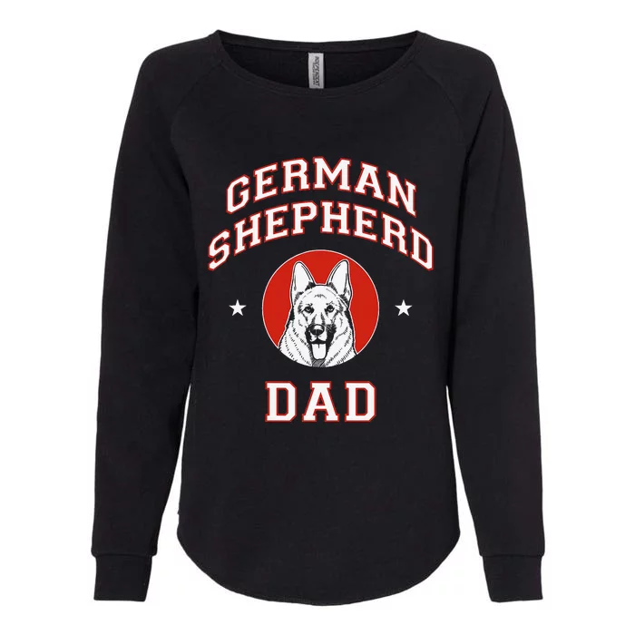 German Shepherd Dad Dog Father Womens California Wash Sweatshirt