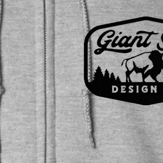 Giant Step Design Bison Full Zip Hoodie