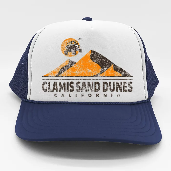 Glamis Sand Dunes California All Terrain Vehicle Atv Trucker Hat