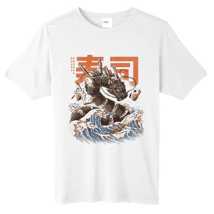 Great Sushi Dragon Japanese Food Kawaii Anime ChromaSoft Performance T-Shirt